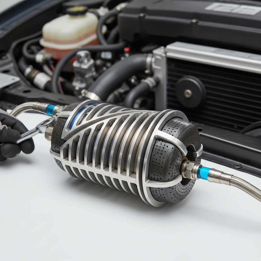 Engine Muffler For Cooling System Maintenance