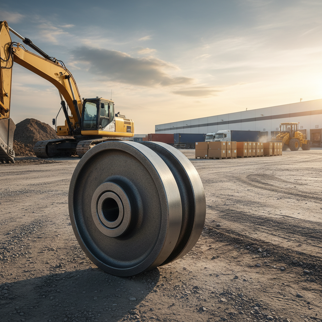 Excavator Track Roller For Logistics And Land Moving
