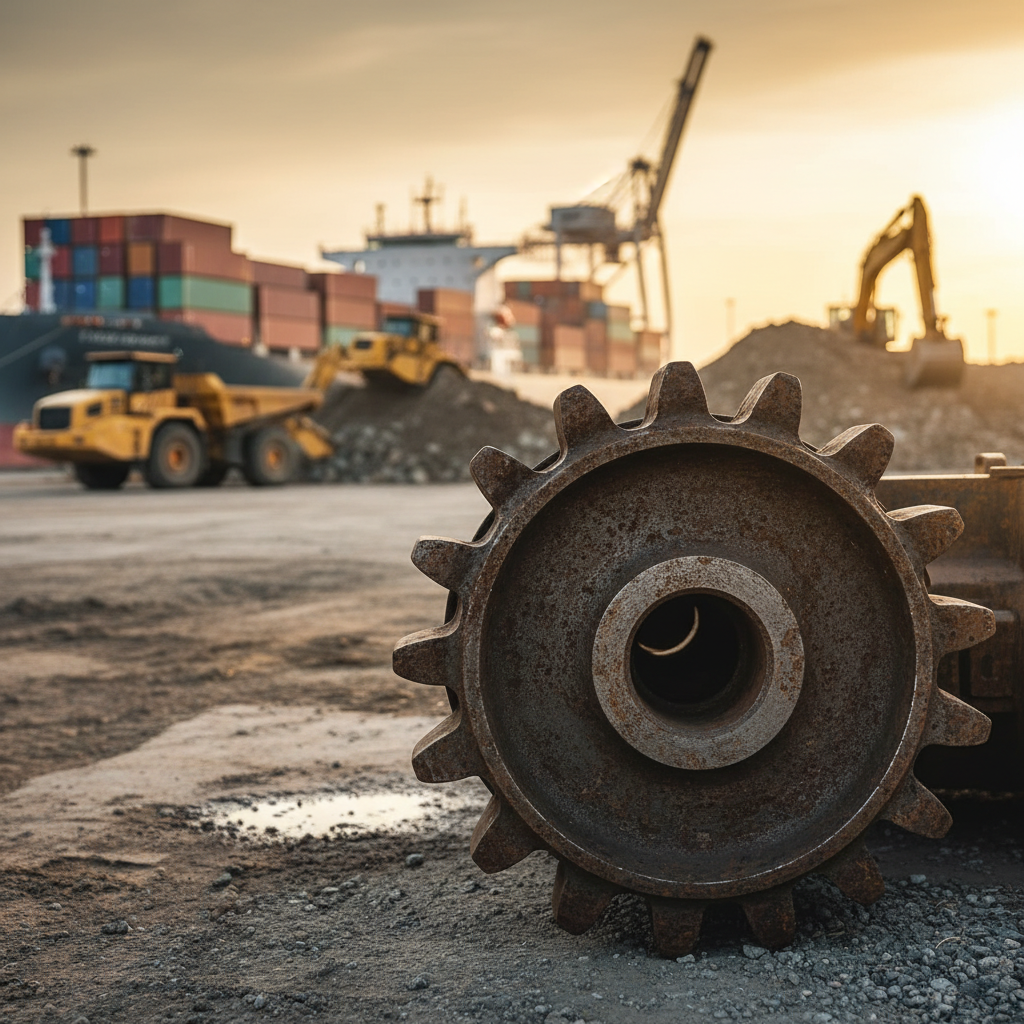 Excavator Sprocket For Logistics And Land Moving