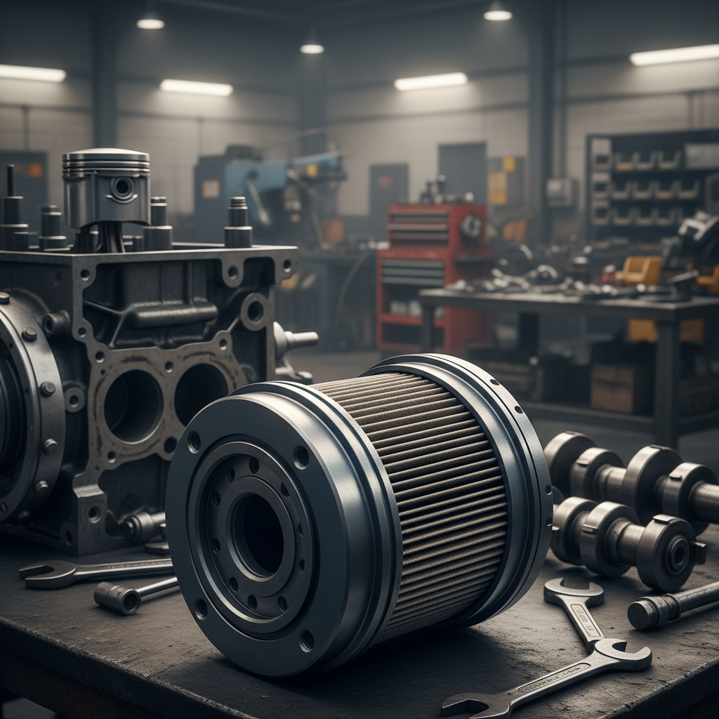 Oil Filter For Heavy-Duty Engine Rebuilding