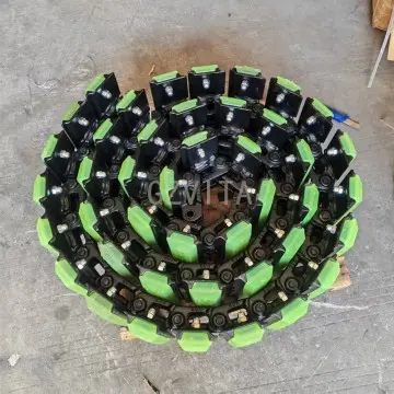 Mini Excavator Undercarriage Parts Tracking Links Assembly With Rubber Pads