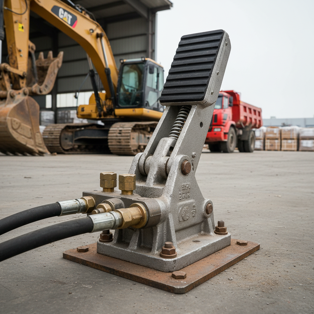 Foot Pedal Valve For Logistics And Land Moving