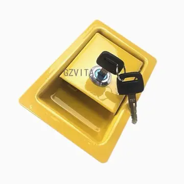 Machine Cab side door Lock assembly 198-54-41982 For BR300S-1B PC200-6S