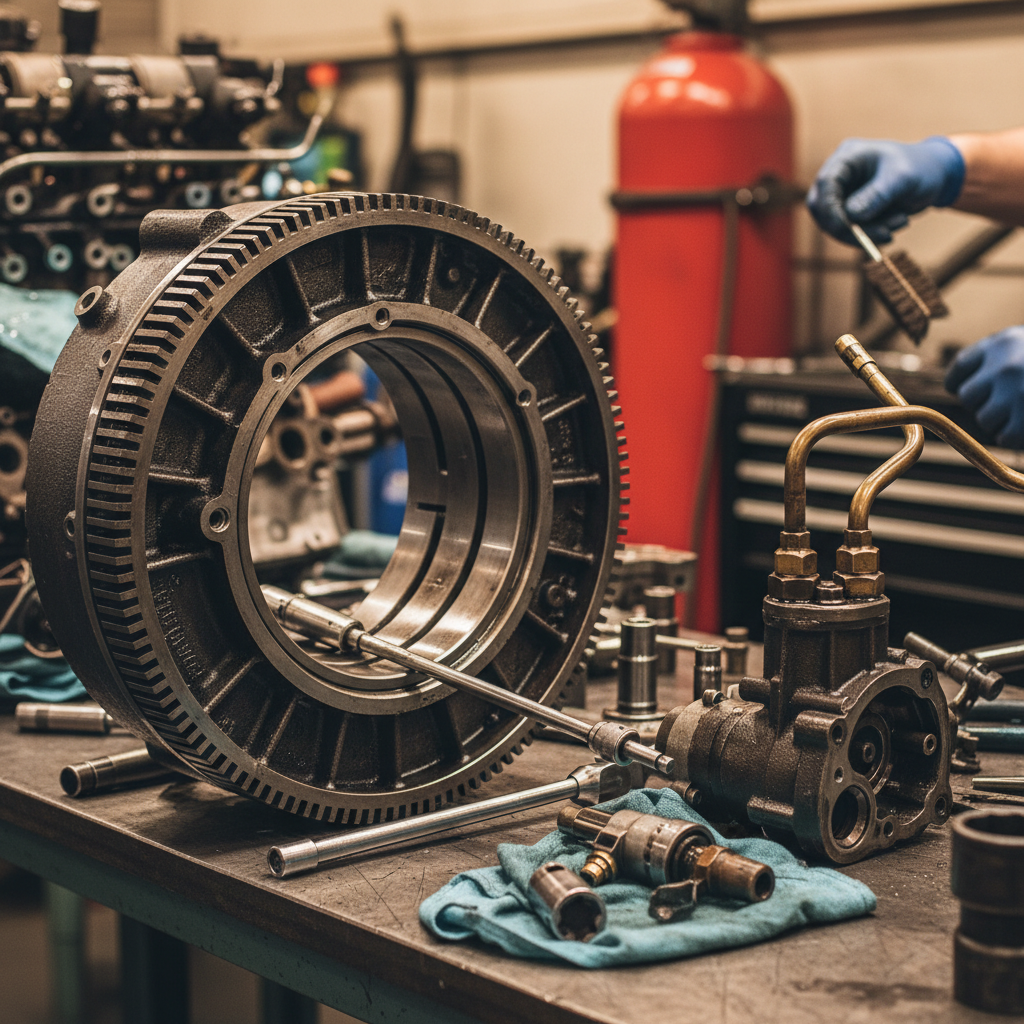 Flywheel Housing For Diesel Fuel System Repair