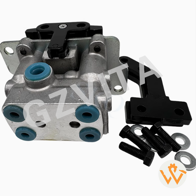 Hydraulic pilot Valve with 6 Holes 702-16-01432 7021601432 Foot Pedal Control Valve for Komatsu PC60-7 PC300-6 PC350 PC450-6.png