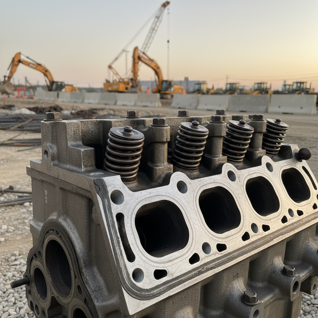 Engine Cylinder Head For Infrastructure Construction