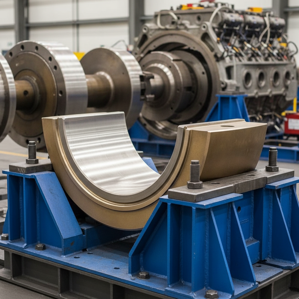 Crankshaft Bearing For Marine Engine Support