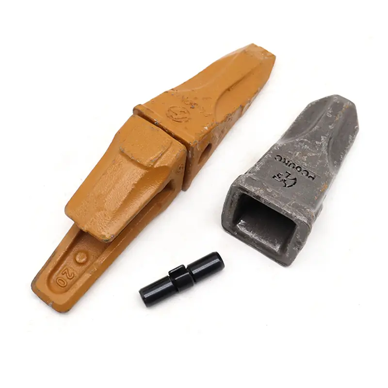 Komatsu PC60 Bucket Teeth 201-70-24140 Adapter and Tooth Pin  (3).jpg