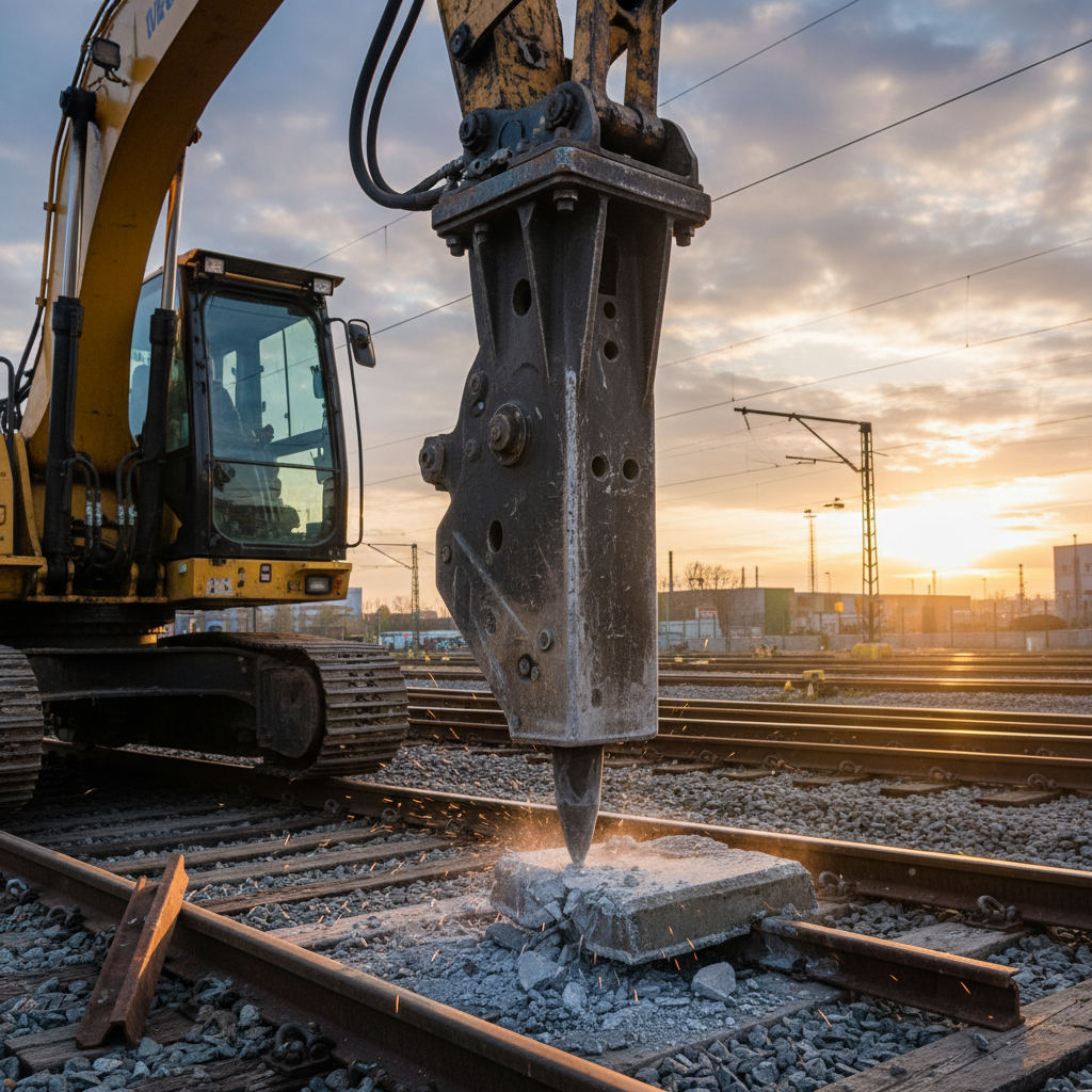 Breaking Hammer For Railway Maintenance Machinery