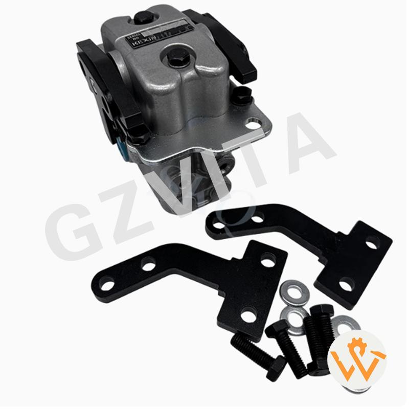 Hydraulic pilot Valve with 6 Holes 702-16-01432 7021601432 Foot Pedal Control Valve for Komatsu PC60-7 PC300-6 PC350 PC450-6.png