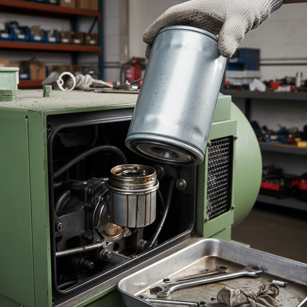 Oil Filter For Power Generator Maintenance